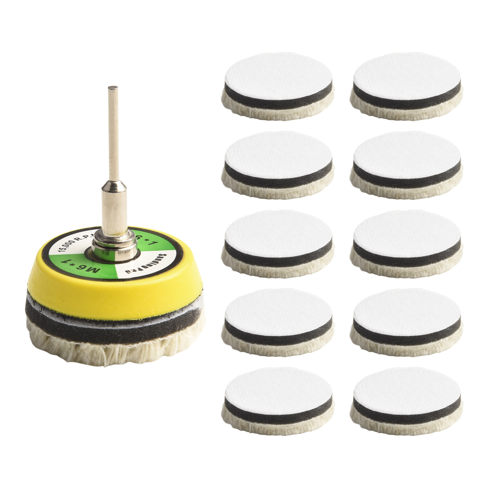 Set di 11 Tamponi Lucidanti in - Polish Pad Set Buffer recensione e prezzo